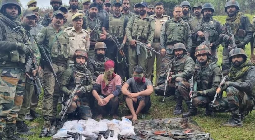 Arms narcotics smuggling bid foiled along LoC in Poonch