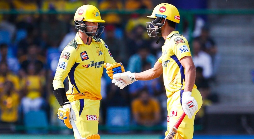 Images Conway ande Gaikwad DC vs CSk IPL 2023