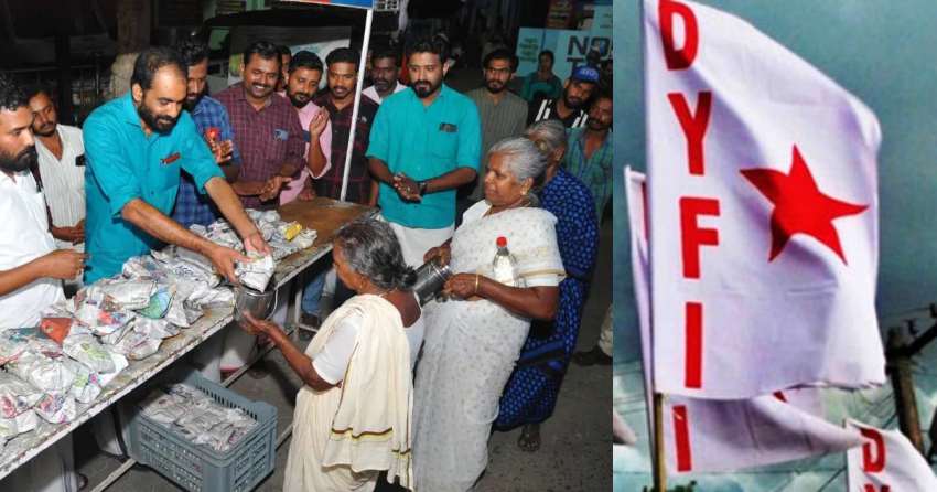 DYFI Palakkad food distribution enters 4th year