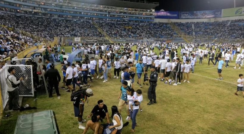 El Salvador stadium crush leaves at least twelve dead