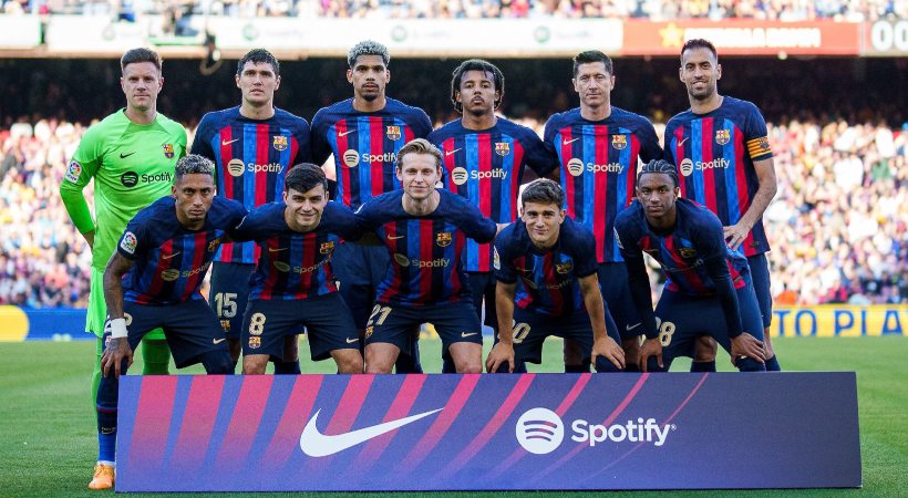 Image of FC Barcelona team