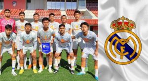 Images of Indian U17 and Real Madrid