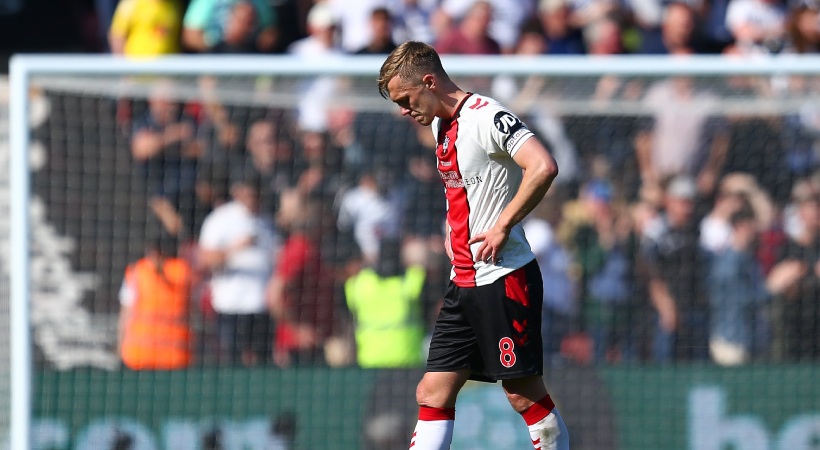 Images of James Ward-Prowse after Southampton game
