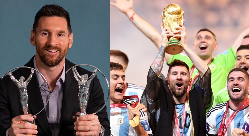 Lionel Messi wins Laureus sportsman of the year