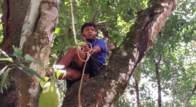 Image of Man Suicide Threat