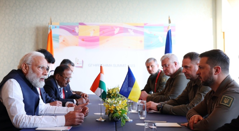 PM Modi To Ukraine President In First Meet Since War