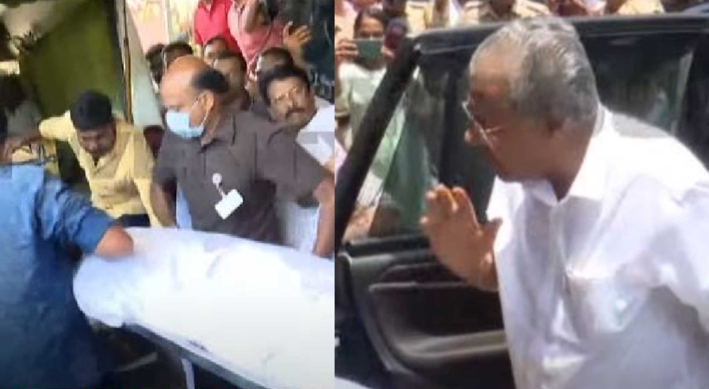 Pinarayi Vijayan and ministers visit Dr Vandana's parents