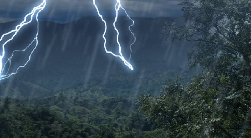Rain with thunder alert in Kerala