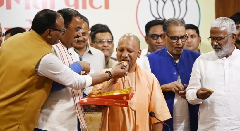 Image of UP Muncipal Election Result Celebration