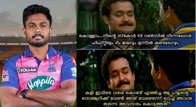 ipl Social media claps for Sanju samson