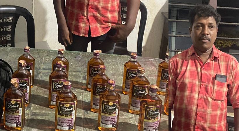 Attempt to smuggle foreign liquor from Mahi; youth arrested