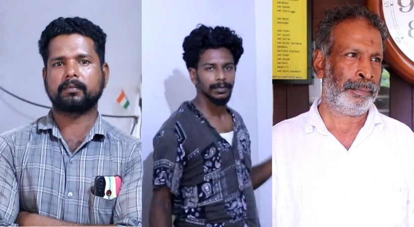 Three people attacked the kerala police koppam
