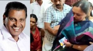 Dr Vandana's death veena george Crying with glycerine; thiruvanchur radhakrishnan