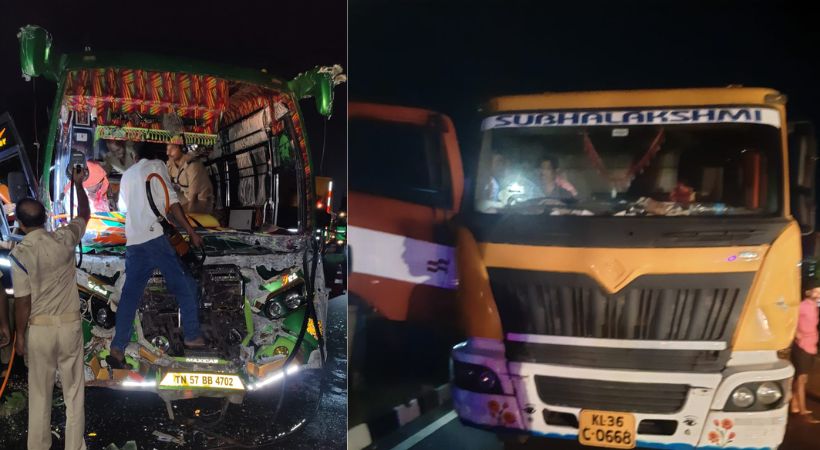 bus accident in Thrissur 23 injured