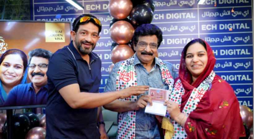MK Muneer gifted golden visa to his wife on their wedding anniversary