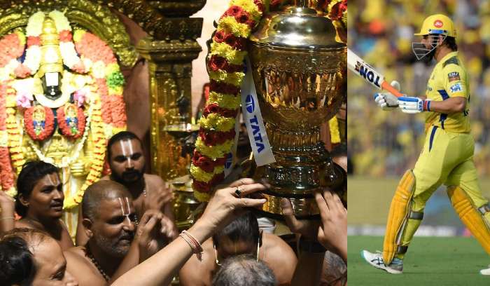 chennai-super-kings-takes-ipl-trophy-to-tirupathi-temple