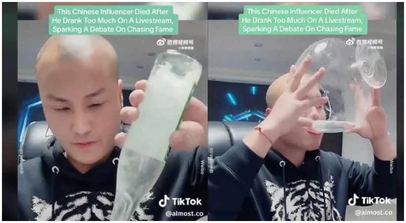 Chinese influencer dies after gulping 7 bottles of Chinese vodka
