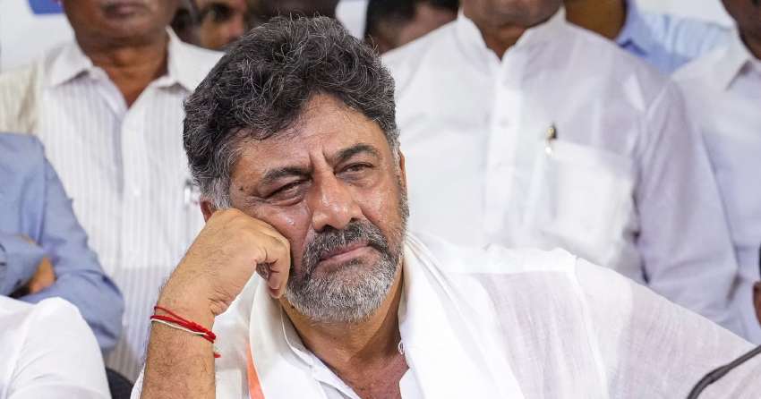 dk shivakumar cancels delhi v