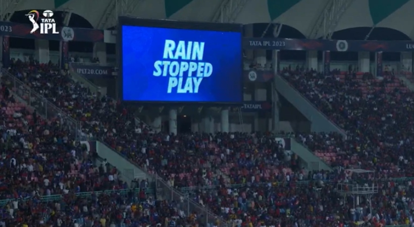 rcb lsg rain play