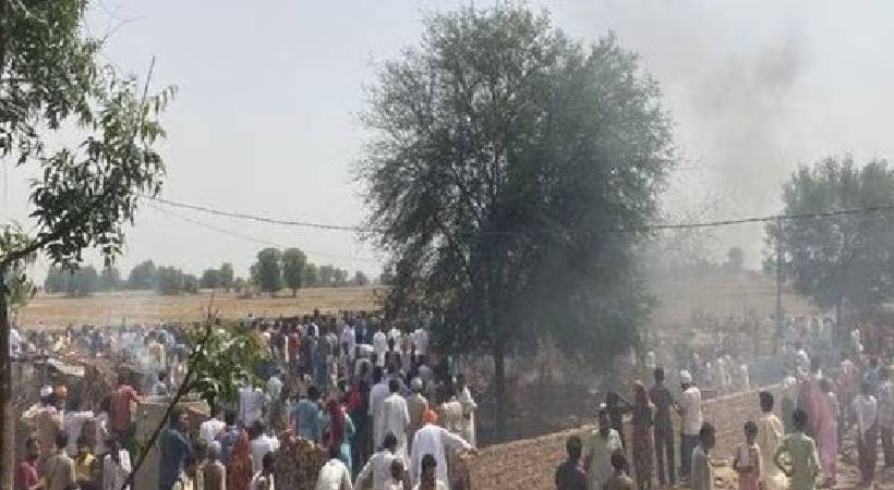 MiG 21 fighter aircraft crashed in Rajasthan