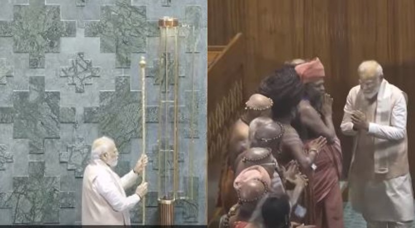 PM Modi installs Sengol inside new Parliament inauguration live updates
