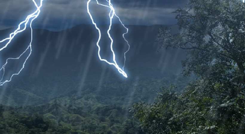 Rain alert Kerala possibility of thunder and wind