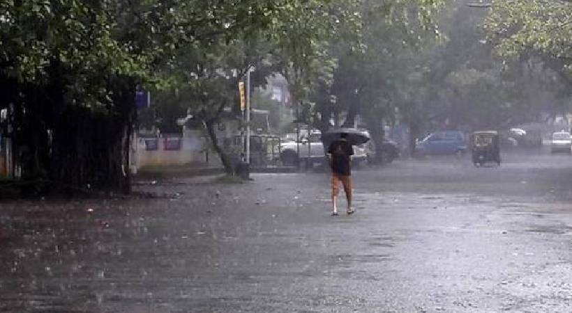Yellow rain alert today