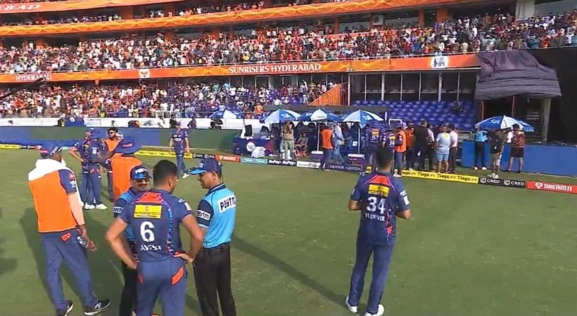 srh fans threw lsg