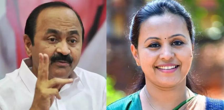 vandanadas murder v d satheeshan against veena george