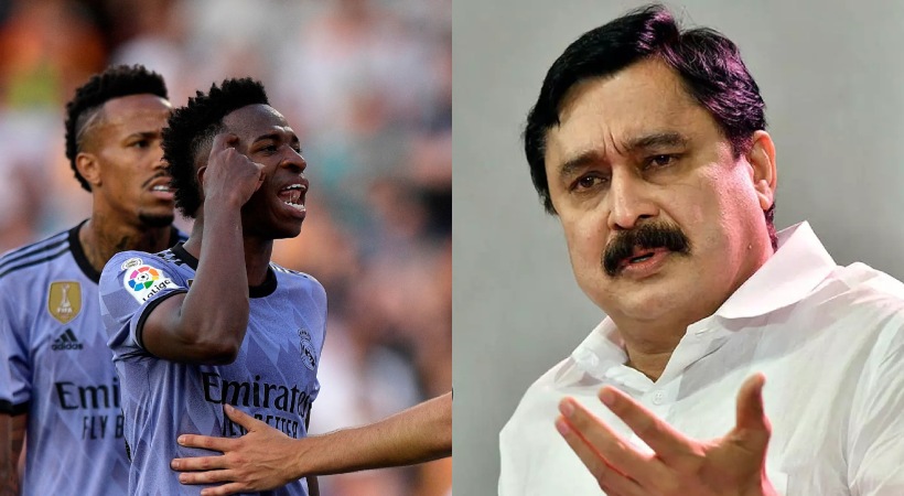 Images of vinicius jr and v abdurahiman