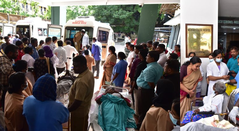 8 people who had no one to take over were shifted to a safe place