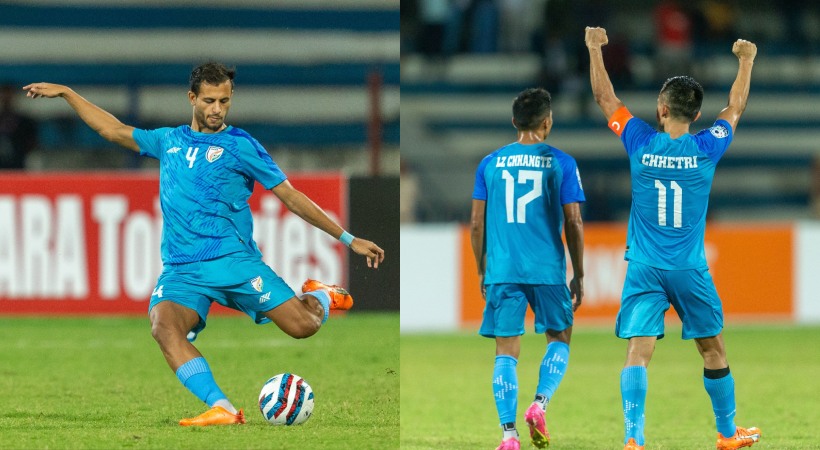 Image of Anwar Ali and Sunil Chhetri