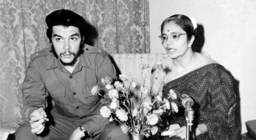 Image of Che Guevara and KP Bhanumathy