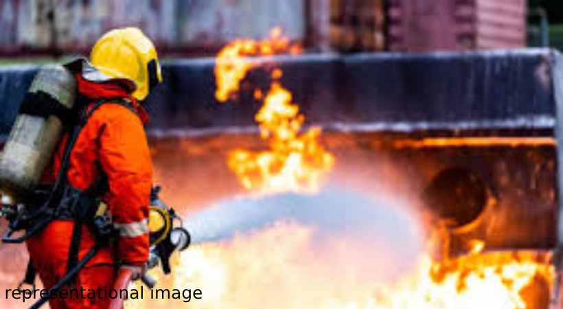 Huge fire broke out in Palakkad factory