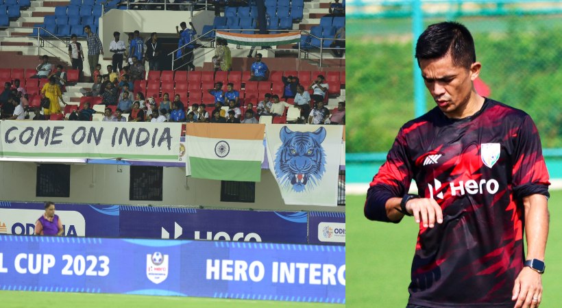 India Starting XI and Sunil Chhetri