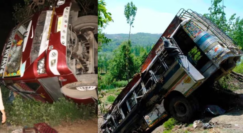 Jammu and Kashmir: 19 injured as bus falls into canal in Samba