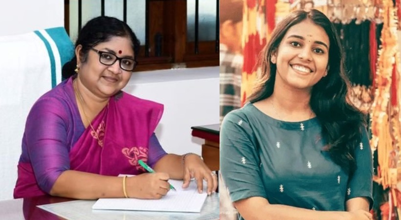 Image of Minister R Bindu and Sradha