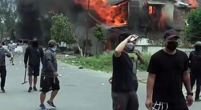 Mob Torches Manipur Minister's Godown, Tries To Burn Down Residence