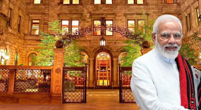 Pictures of luxurious hotel where Narendra Modi lives in New York