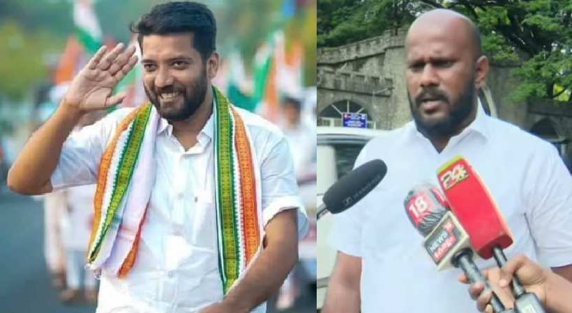 Saddam Hussain against Palakkad DCC after allegation on Shafi Parampil MLA