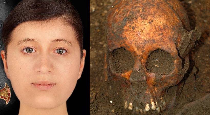 UK's first Christian girl's face reconstructed