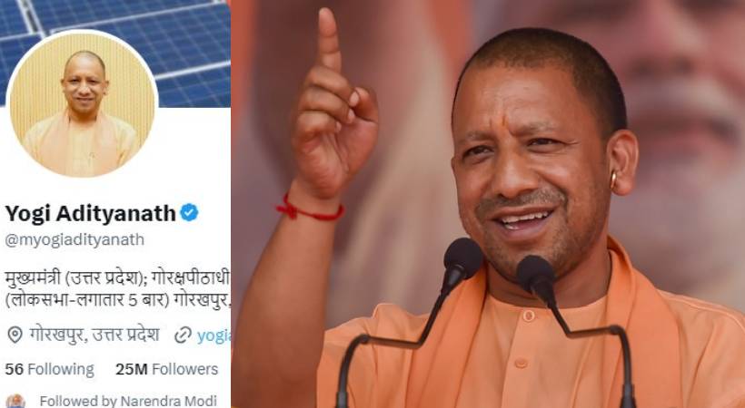 Yogi Adityanath became first Chief Minister to have 25 million followers on Twitter