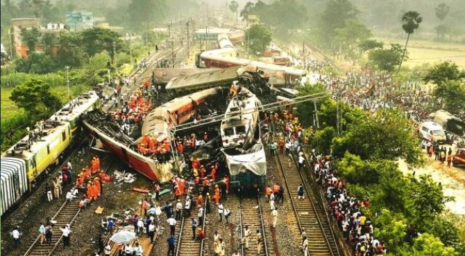 image of Odisha Train Disaster