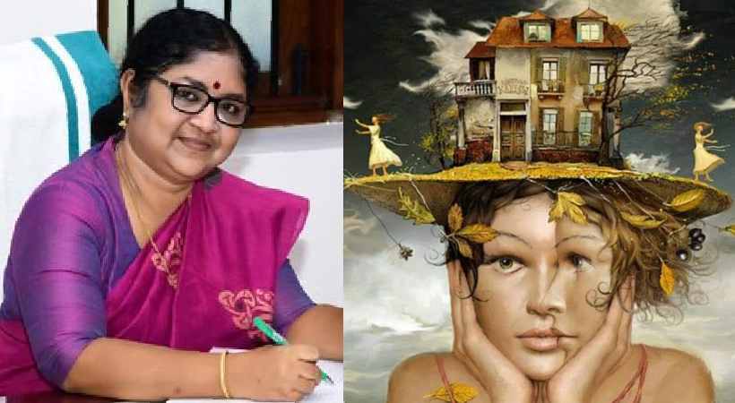 Minster R Bindu replied trolls of using English language