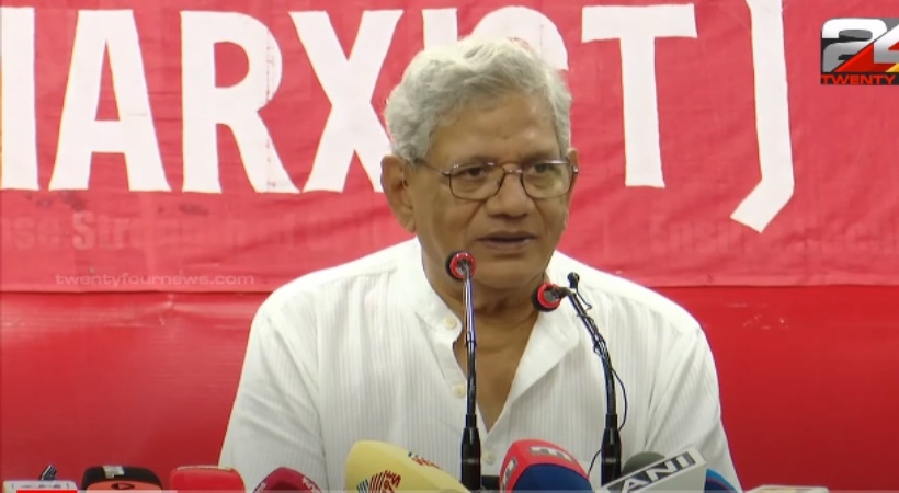 Image of Secretary-General of the CPIM Sitaram Yechury