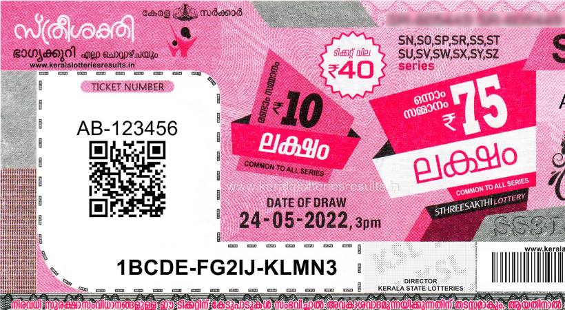 Image of Sthree sakthi lottery