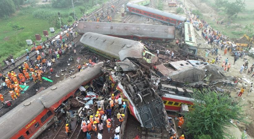 Odisha train accident Officer dissents says train crash not due to signal failure