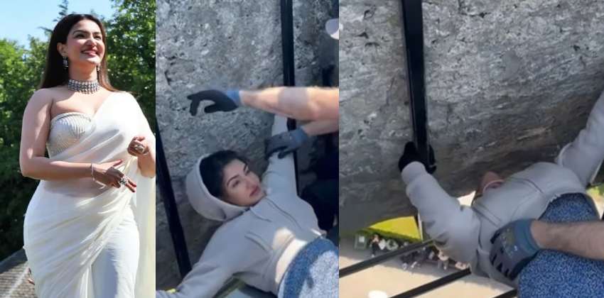actress-honey-rose-kiss-blarney-stone-blarney-castle-ireland
