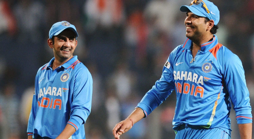 gautam gambhir yuvraj dhoni