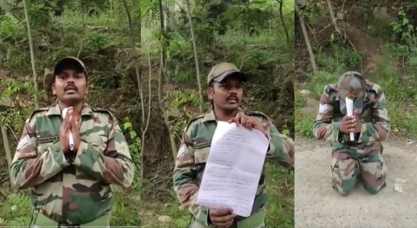 jawan alleges wife ‘stripped half-naked, beaten by 120 men’ in TN